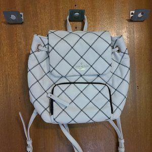 Kate Spade Small Black and White Backpack